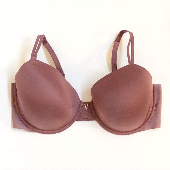 Victoria's Secret Other - Victorias Secret purple satin perfect coverage seamless underwire bra